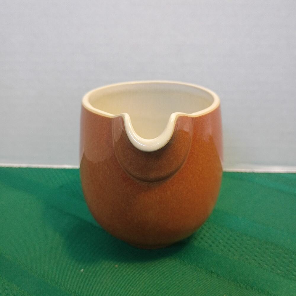 Denby Langley England Fire Chilli Small Milk Creamer Jug 3.25" Coffee Tea
